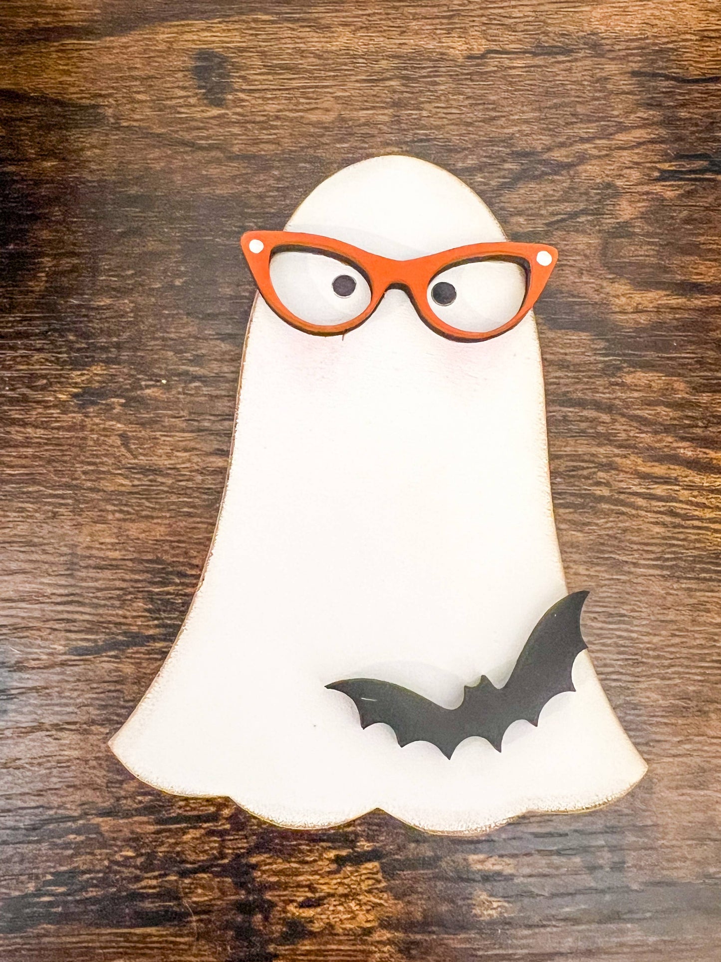 Chunky Nerdy Ghosts | Halloween Shelf Sitter Decor