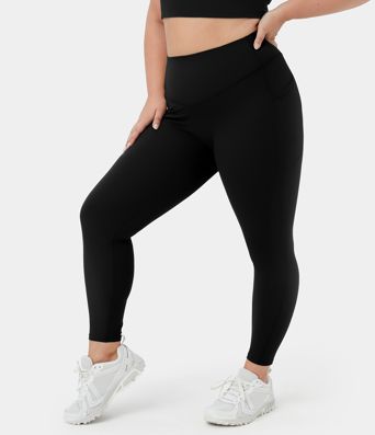 Halara SoCinched High Waisted Tummy Control Side Pocket Shaping Training Leggings (full_length)