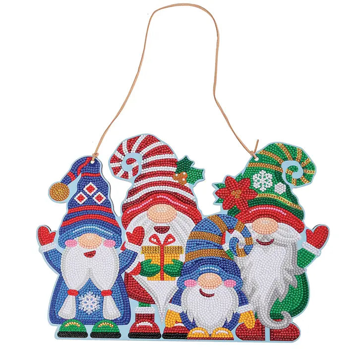 Crystal Art Deco Kit: Hanging Gnomes