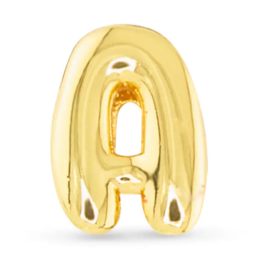 Initial Necklace Charm - Gold