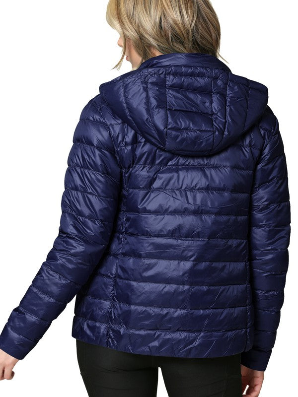 Light Weight Packable Down Jacket with Removable Hoodie