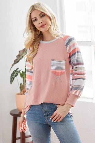 Mina Raglan Top