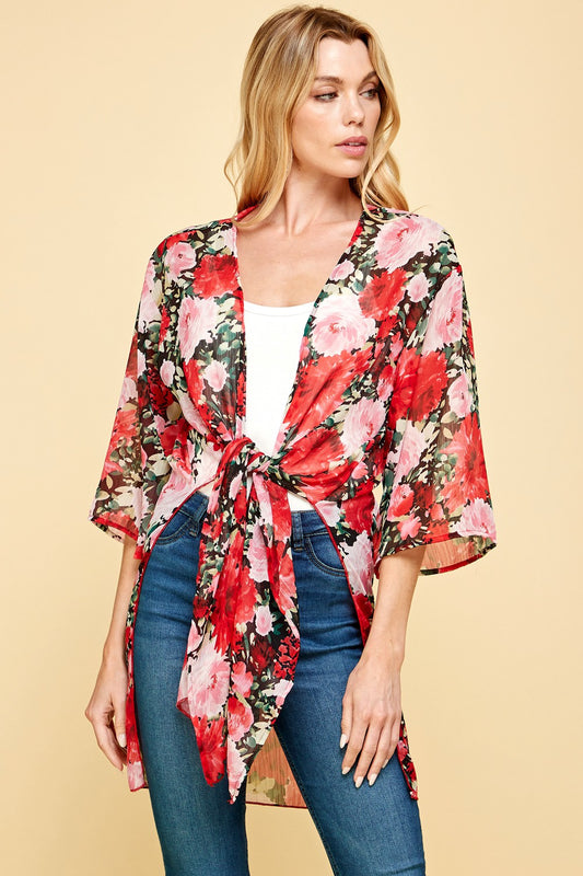 Floral Kimono