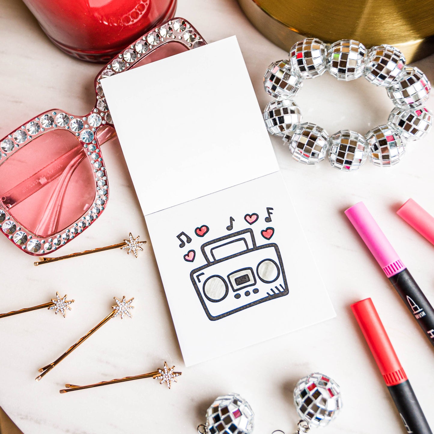 XOXO Mini Valentine Coloring Book