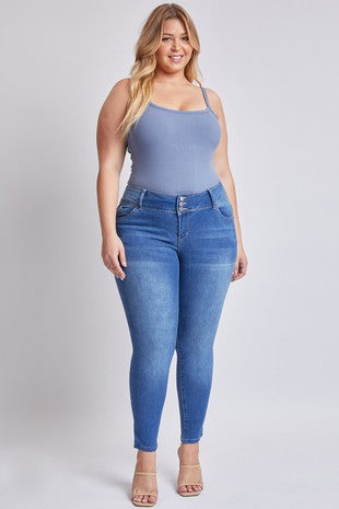 WannaBettaButt Mid-Rise Skinny