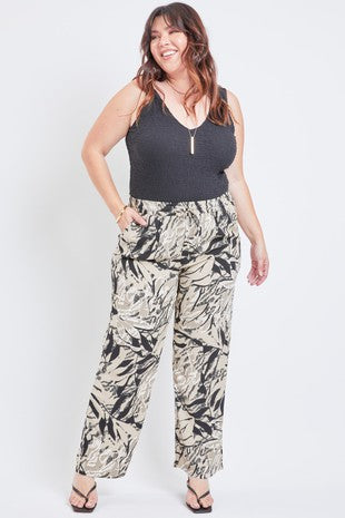 Drawstring Wide Straight Pant