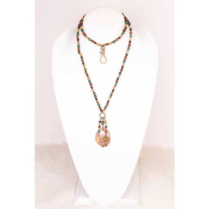 Gizelle Necklace in Autumn
