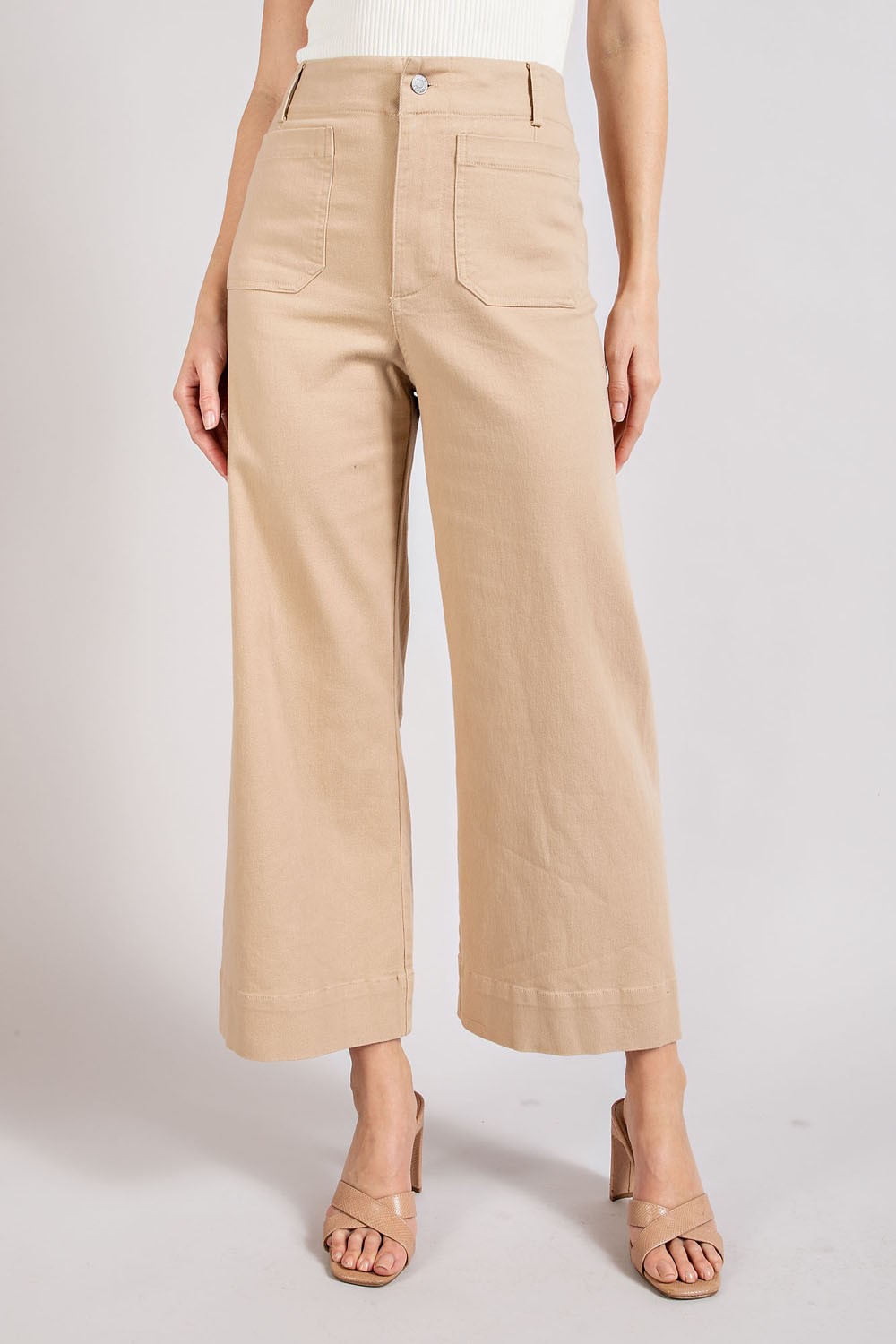Soft Washed Wide Leg Pant