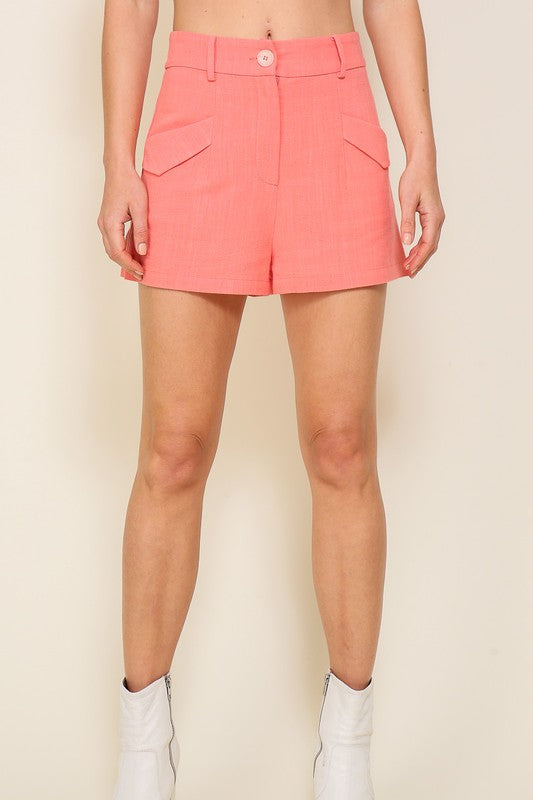 High-waisted Cargo Short