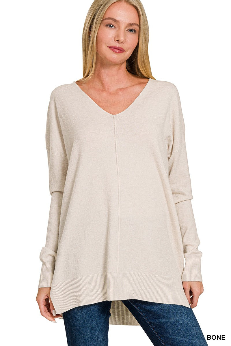 Viscose Front Seam Sweater