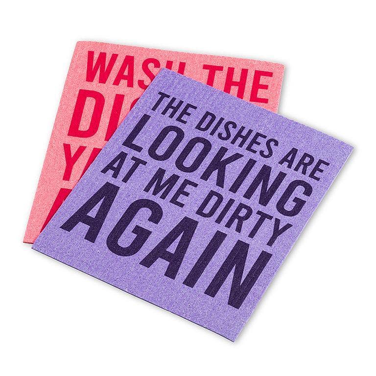 Dishcloths Funny-6.5x8"L