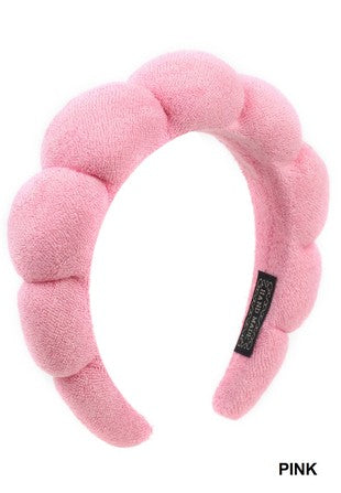 Spa Sponge Terry Towel Hair Headband