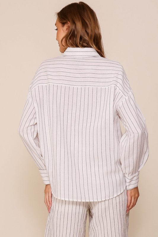 Striped Classic Button Down Shirt