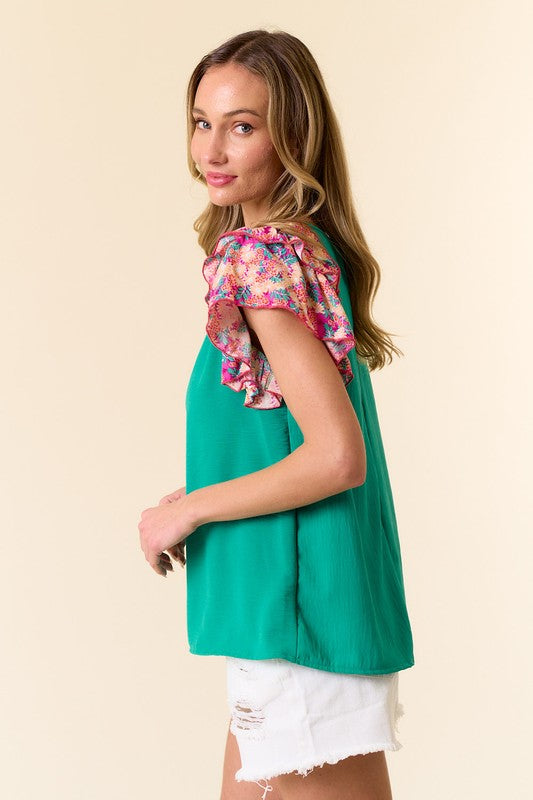 Angelique Short Sleeve Top
