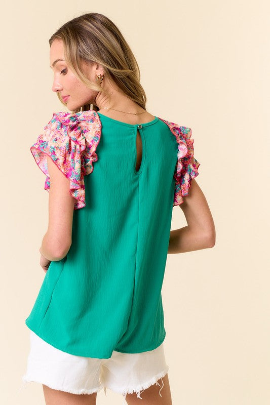 Angelique Short Sleeve Top