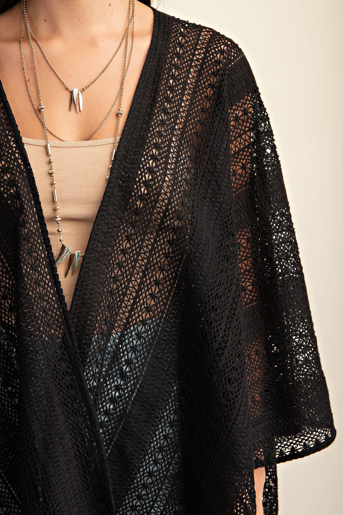 Cotton Embroidered Summer Cardigan