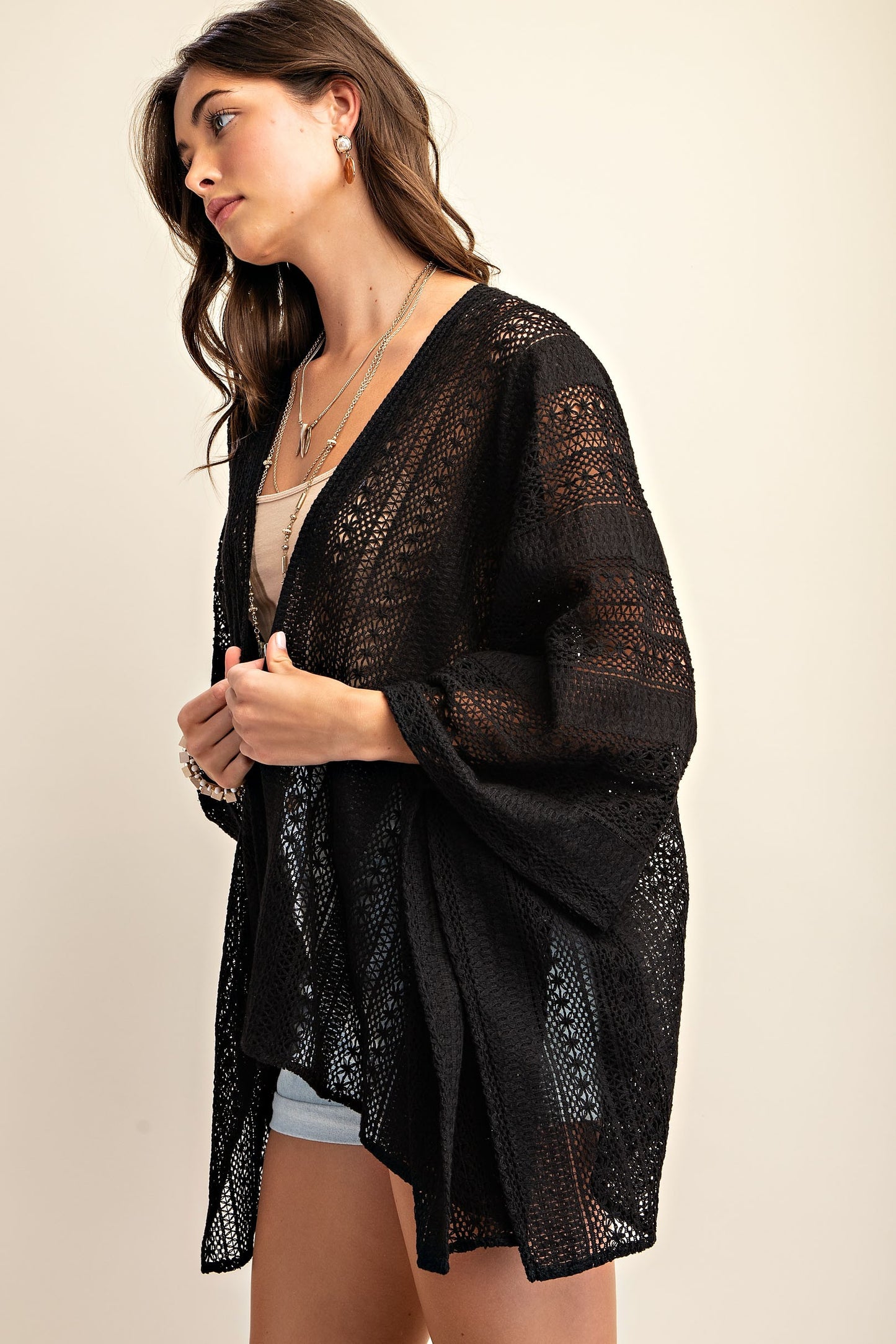 Cotton Embroidered Summer Cardigan