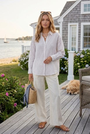 Striped Classic Button Down Shirt