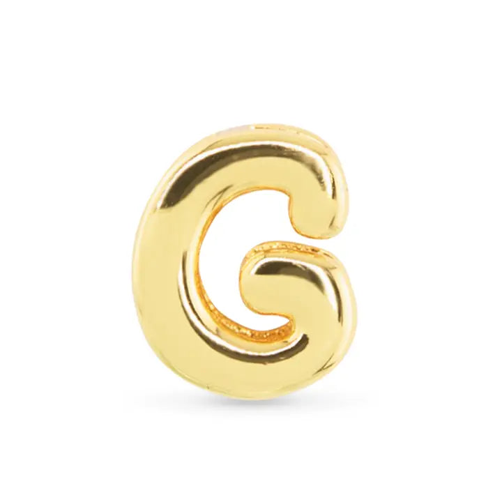 Initial Necklace Charm - Gold