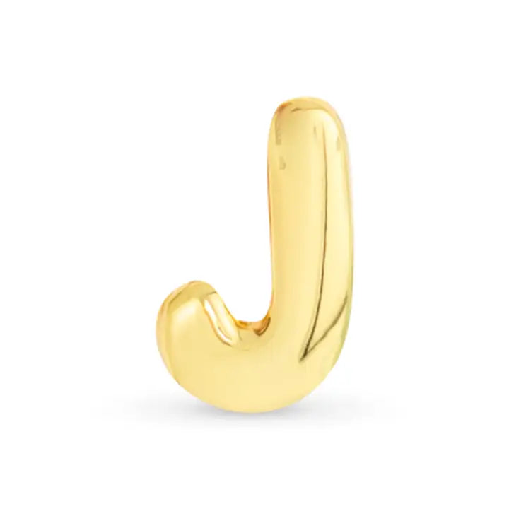 Initial Necklace Charm - Gold