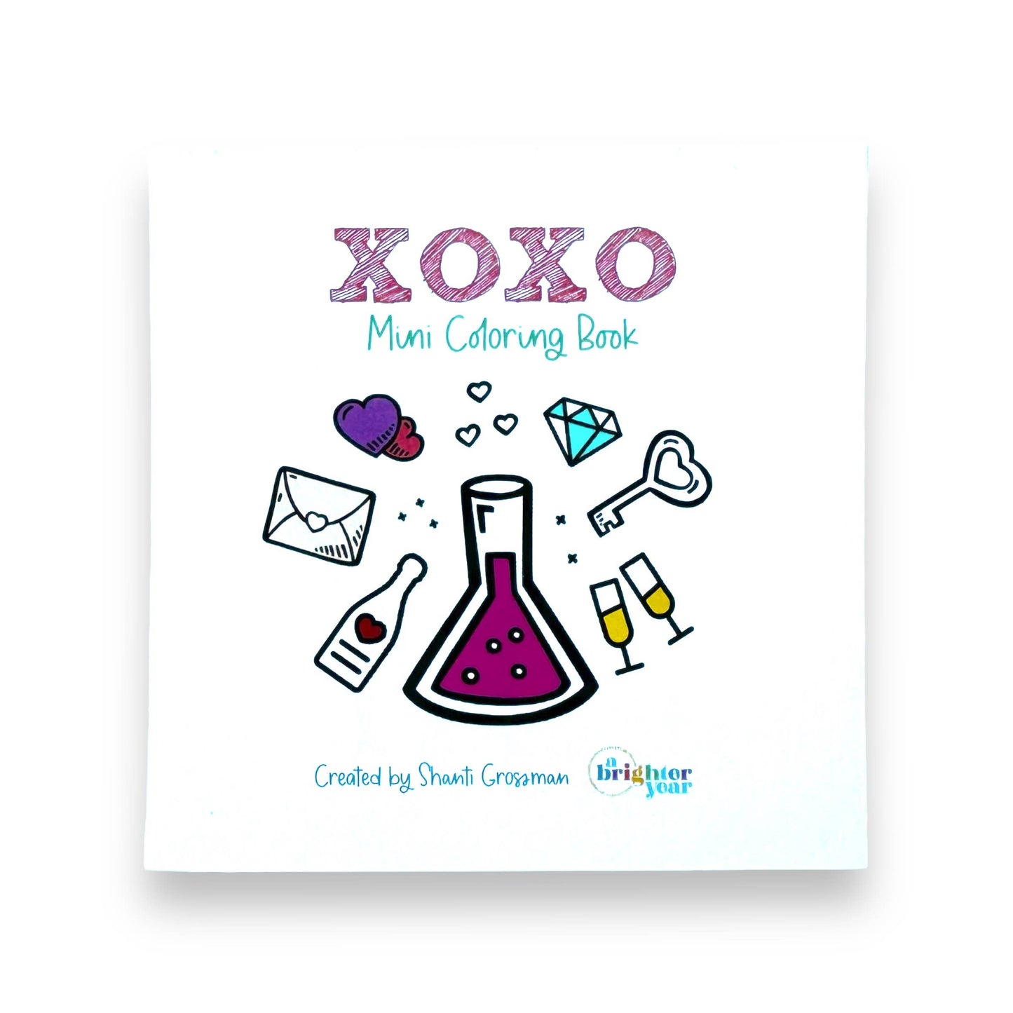 XOXO Mini Valentine Coloring Book