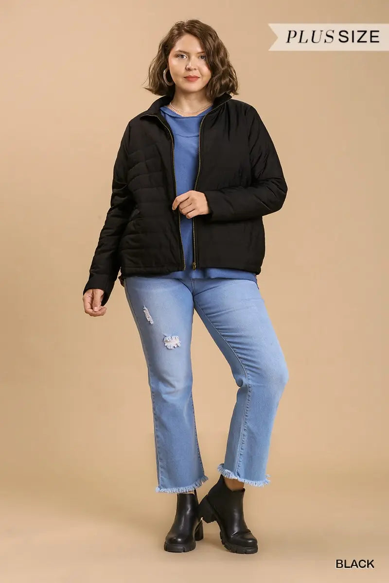 Zip Up Jacket with Pockets