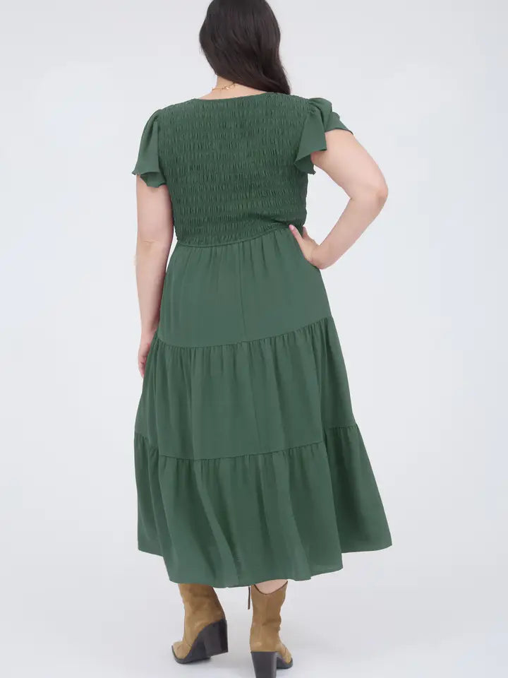 Woodland Willow Midi Dress