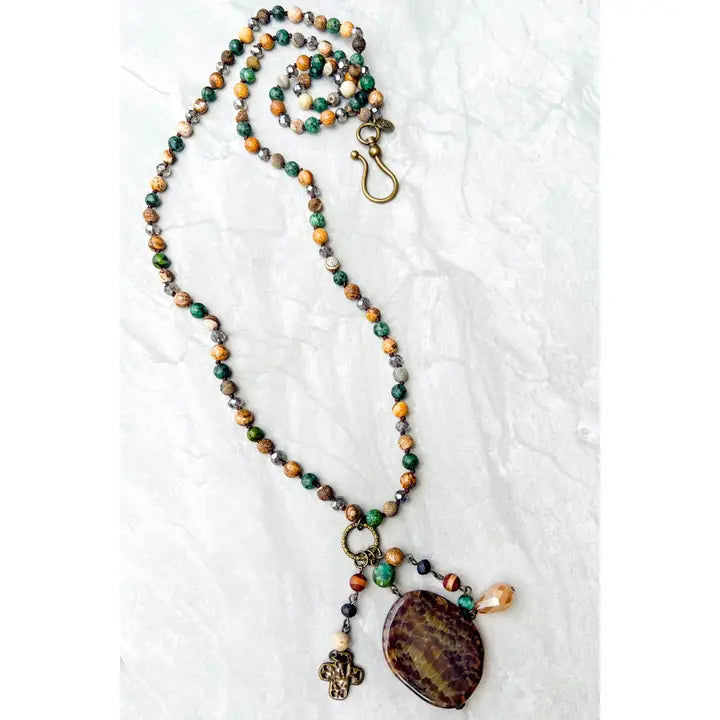Gizelle Necklace in Autumn