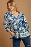 Patterned Tunic Blouse