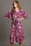 Paisley Print Midi Dress