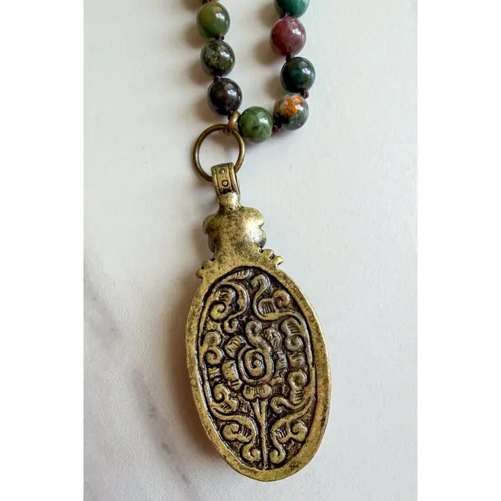 Florette Necklace- India Agate