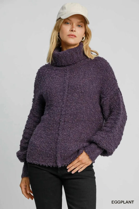 Knit Turtle Neck Pullover