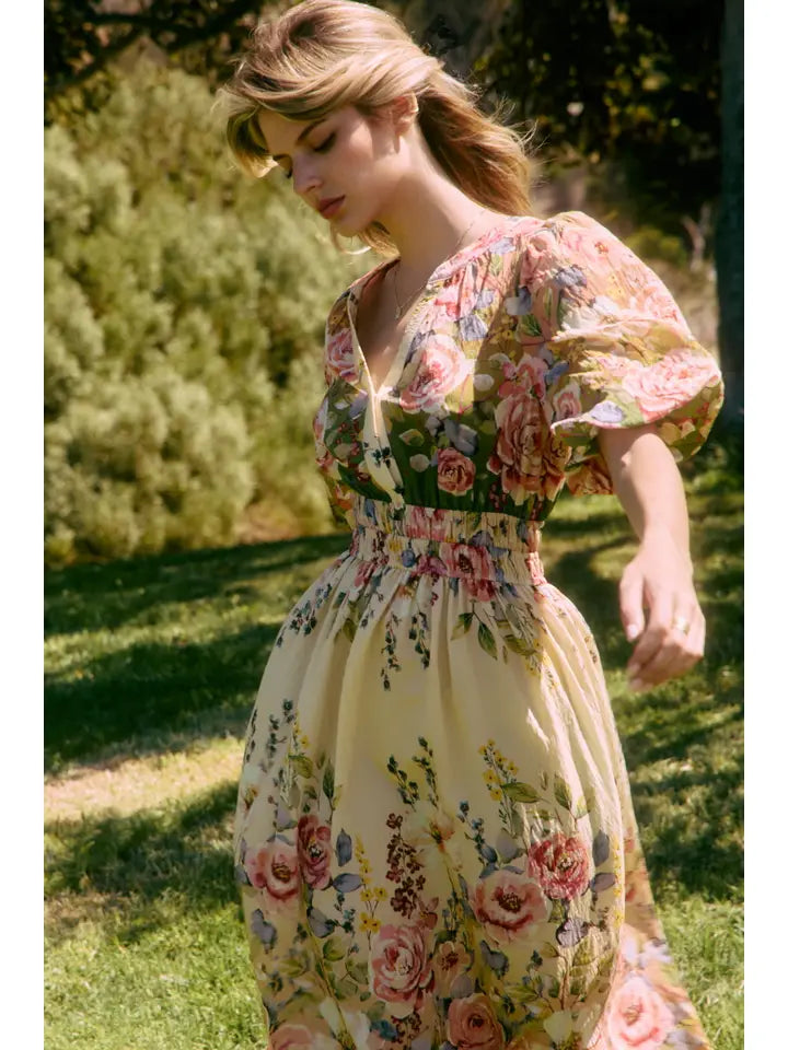 Garden Party Midi Dress