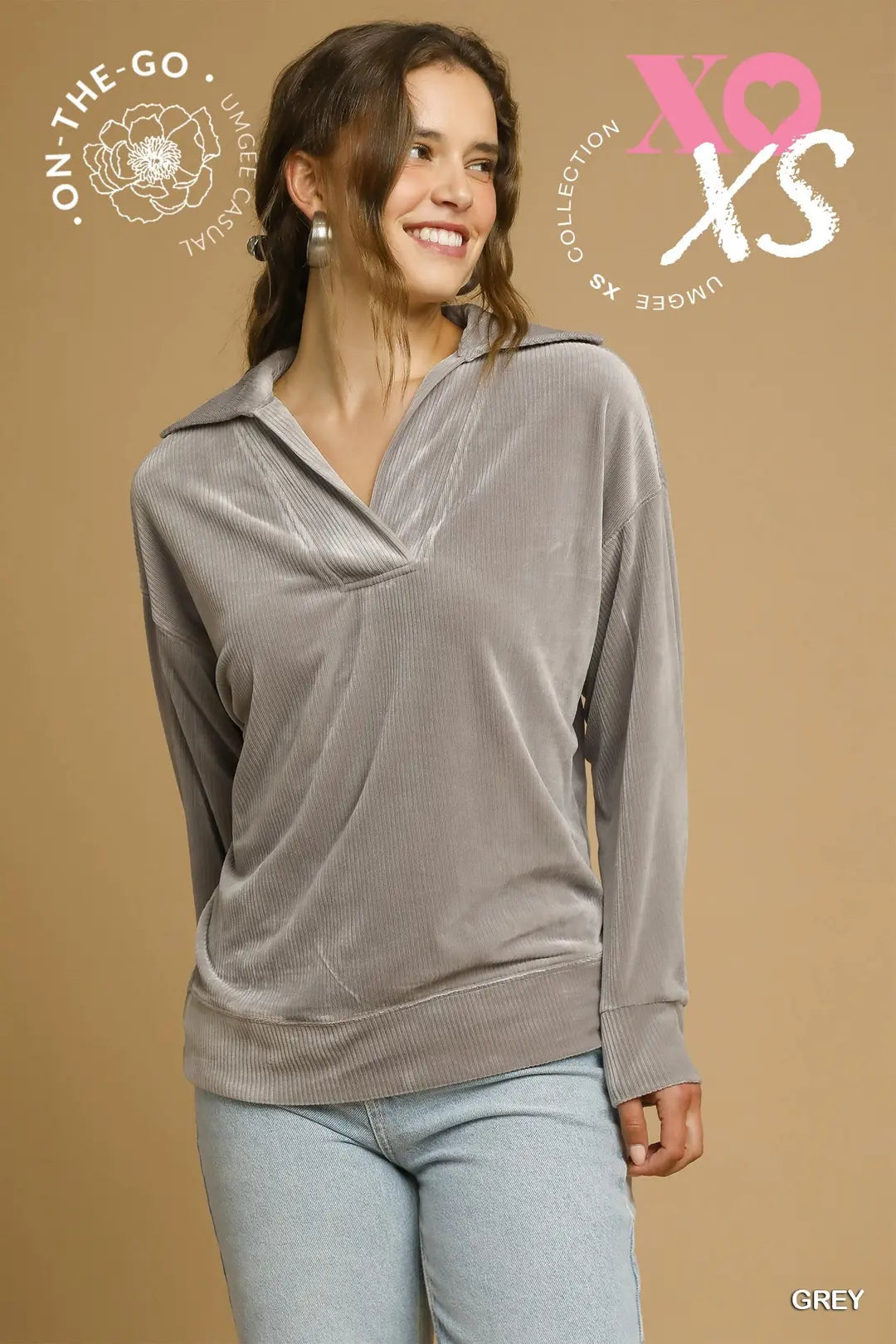 Soft Thermal Collared Top