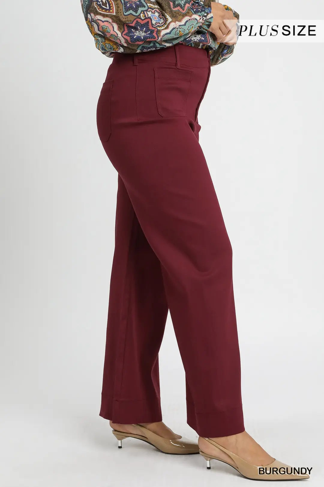 Button Stretched Pants