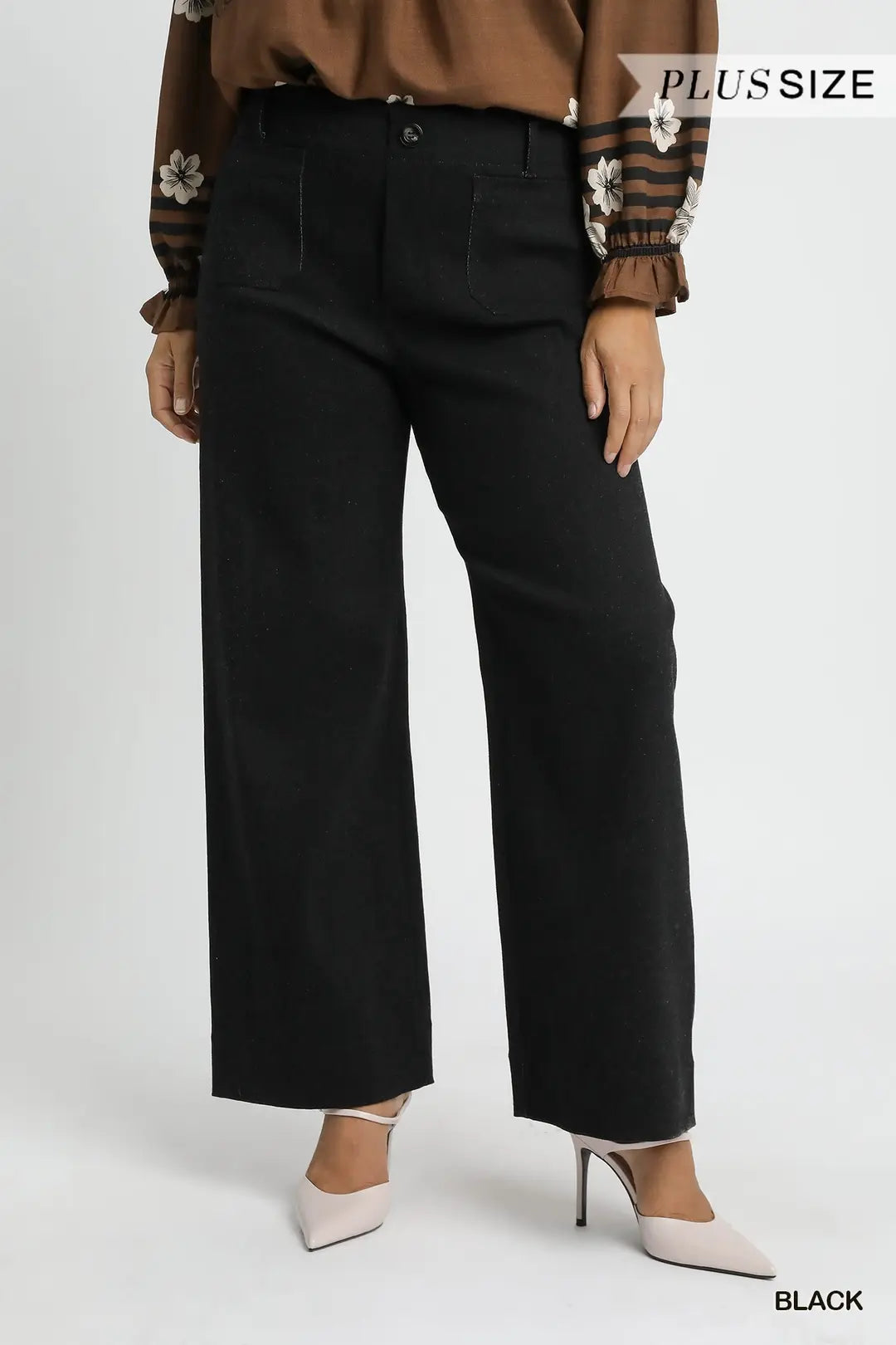 Wide Leg Denim Pants