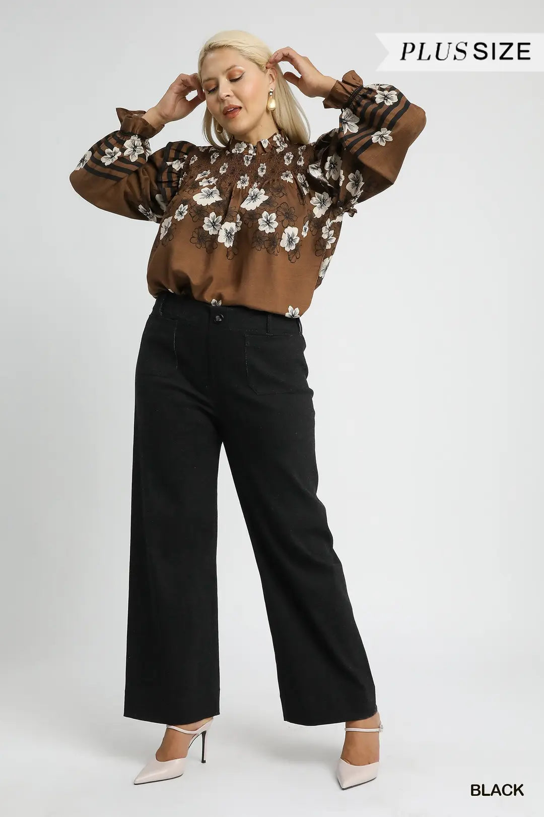 Wide Leg Denim Pants