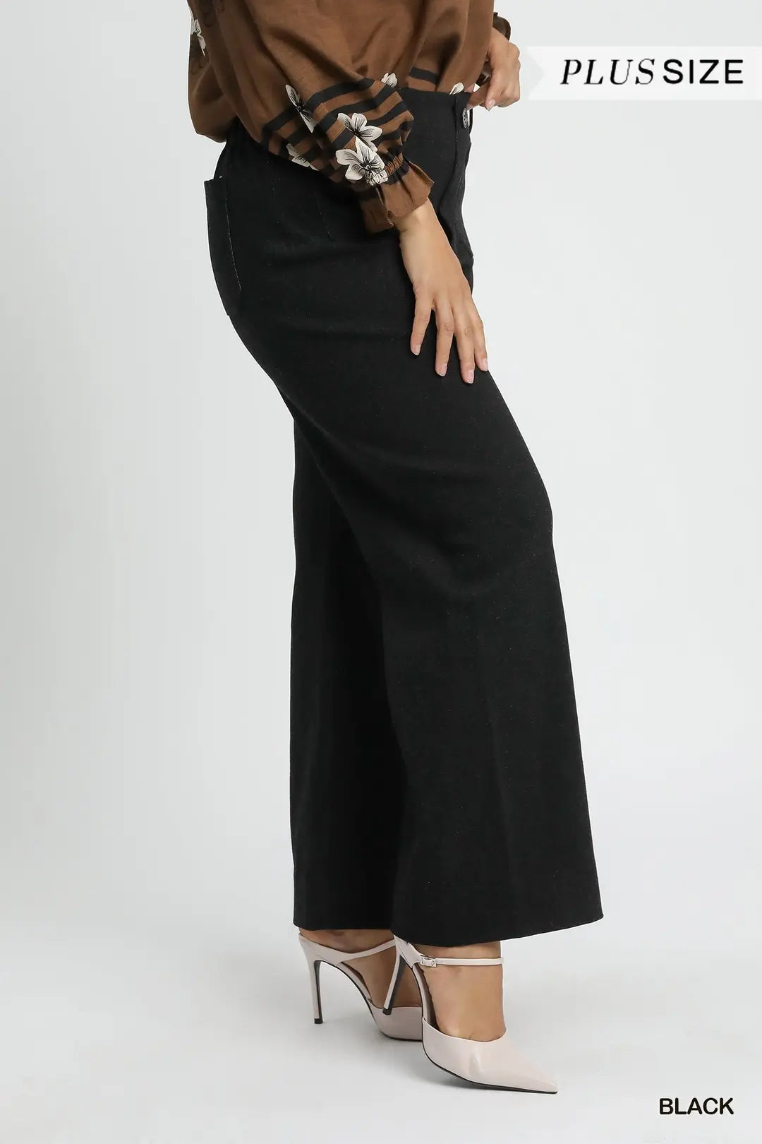 Wide Leg Denim Pants