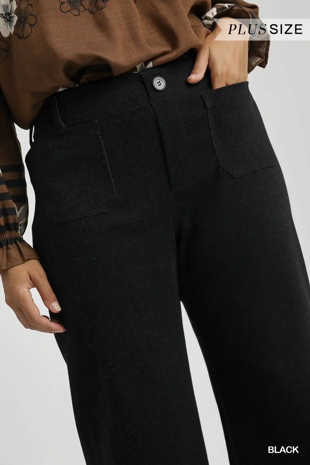 Wide Leg Denim Pants