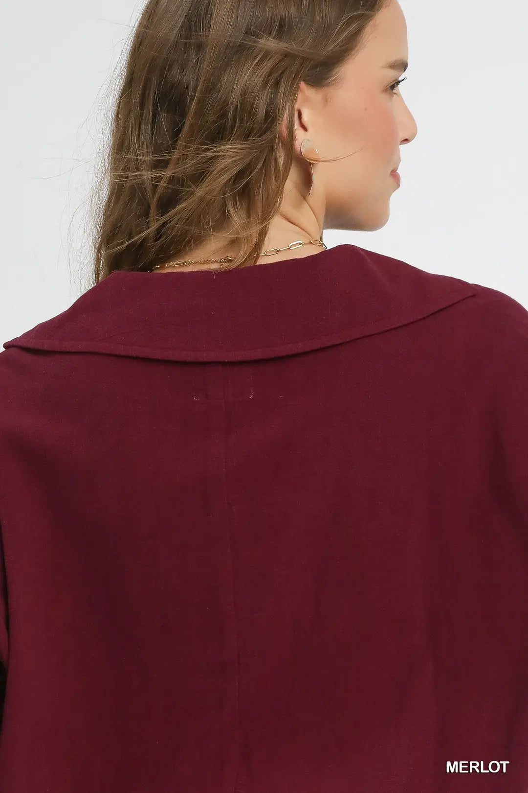 Linen Pullover Blouse