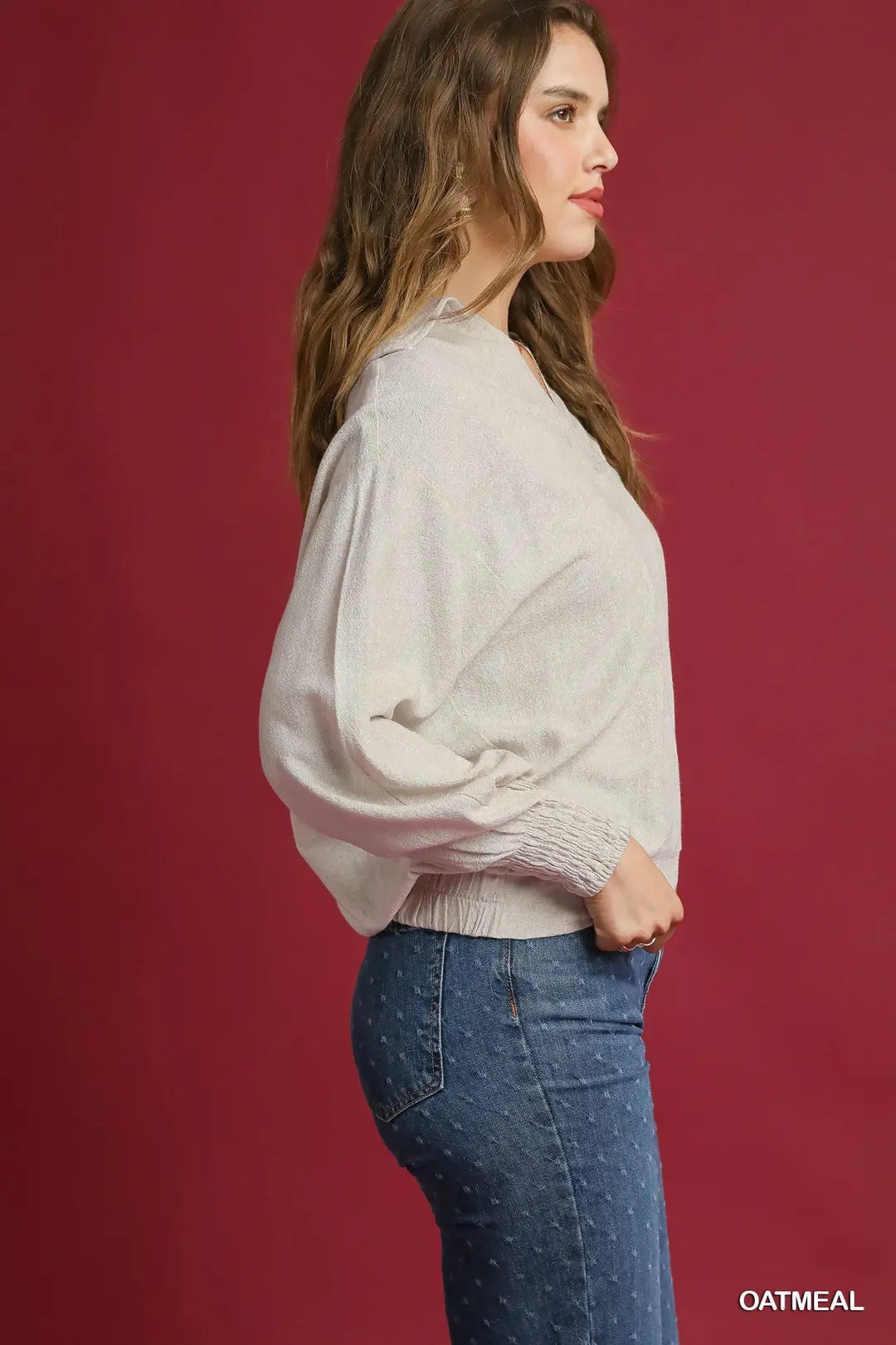 Linen Pullover Blouse