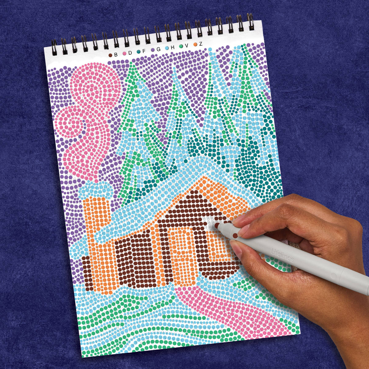FlowArt-Dot By Letter - Snowed in