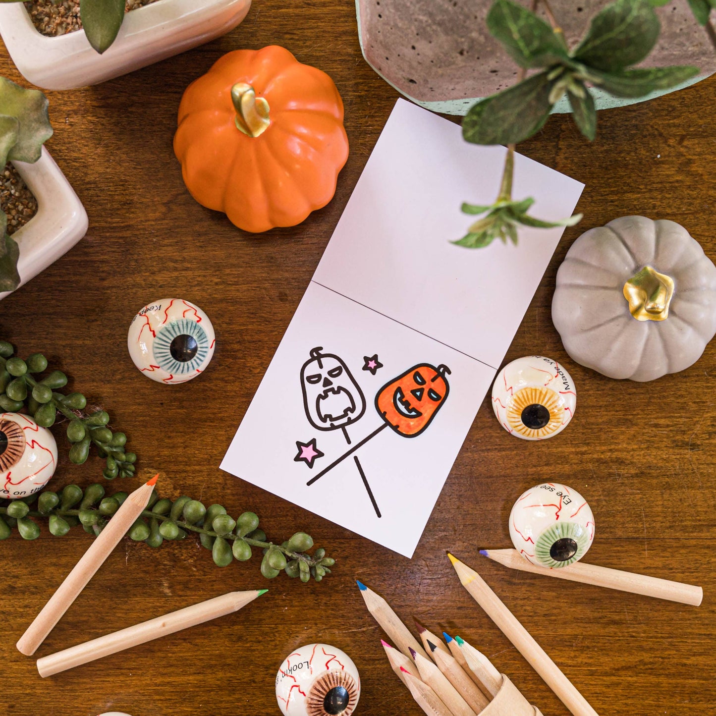 Halloween Mini Coloring Book