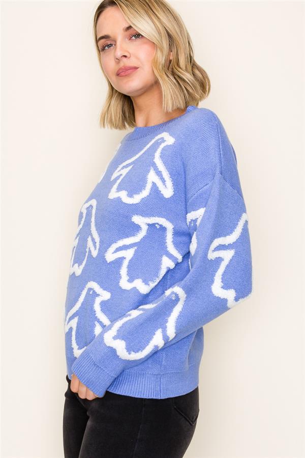 Penguin Jacquard Sweater