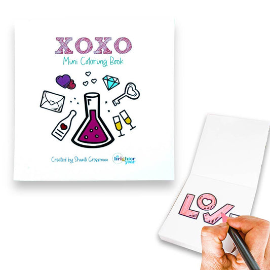 XOXO Mini Valentine Coloring Book