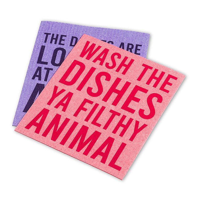 Dishcloths Funny-6.5x8"L