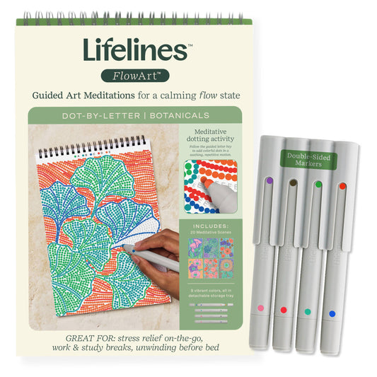 FlowArt -Dot by Letter- Botanicals