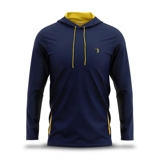 Men's Navy/Yellow Hoodie