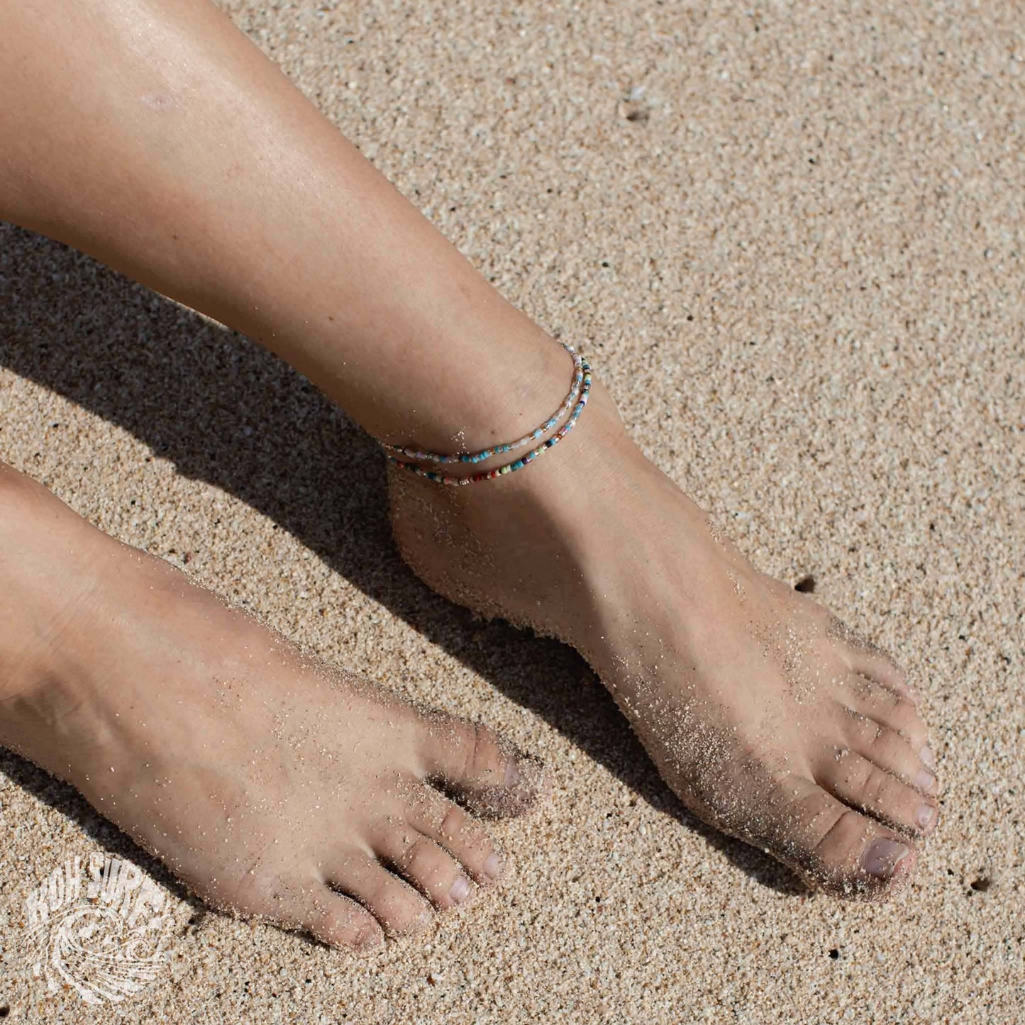 Alila Dainty Beaded Anklet, Beach Anklet by Koh Surf