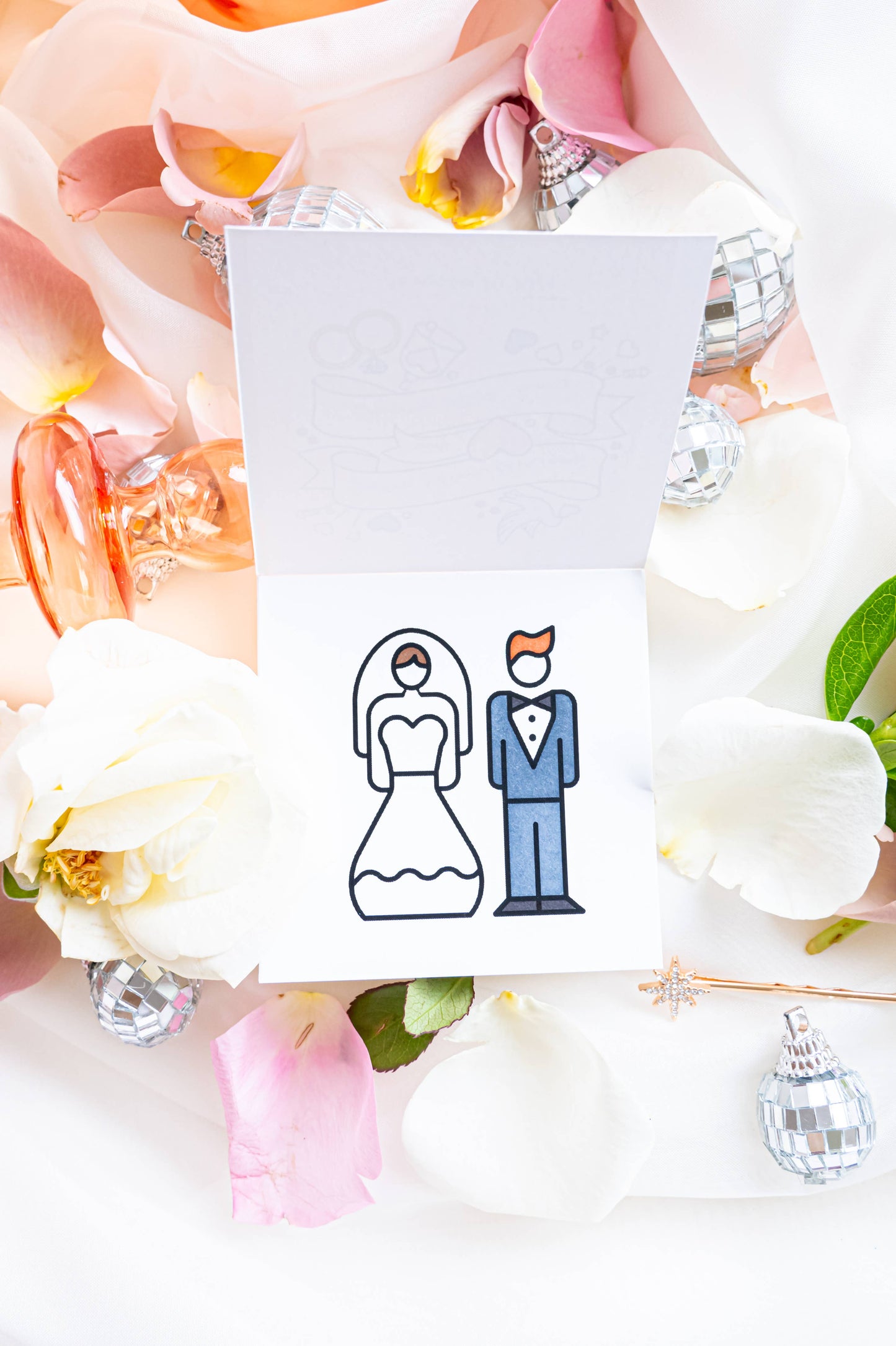 Happily Ever After Mini Coloring Book Wedding Favor